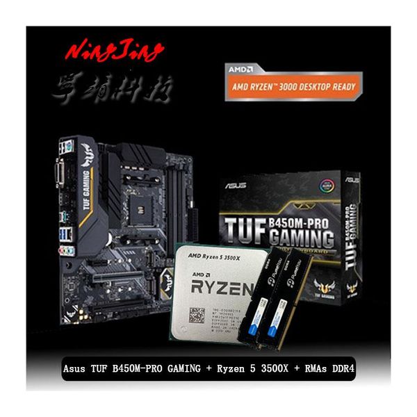 amd ryzen 5 3500x r5 3500x cpu + asus tuf b450m pro gaming motherboard + puumeitou ddr4 2666mhz rams sправочный сокет am4 без охлаждения
amd ryzen 5 3500x r5 3500x cpu + asus tuf b450m pro gaming motherboard + puumeitou ddr4 2666mhz rams sправочный сокет am4 без охлаждения