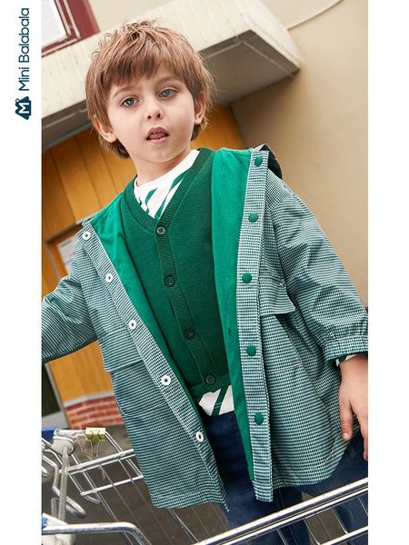 minibalabala children jacket boys and girls long hooded jacket 2020 autumn new plaid casual clothes, Blue;gray
minibalabala children jacket boys and girls long hooded jacket 2020 autumn new plaid casual clothes, Blue;gray