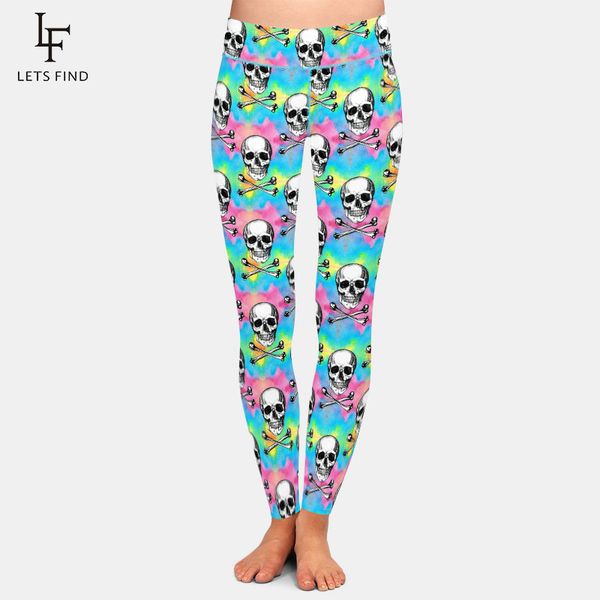 letsfind high quaility 3d human skulls and bones digital printing women legging high waist fitness stretch leggings plus size h1210, Black
letsfind high quaility 3d human skulls and bones digital printing women legging high waist fitness stretch leggings plus size h1210, Black