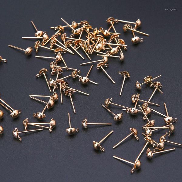 stud 100pcs diy earrings post pin ball studs with loop for jewelry making findings1, Golden;silver
stud 100pcs diy earrings post pin ball studs with loop for jewelry making findings1, Golden;silver