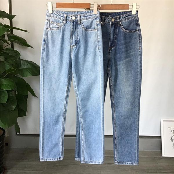 2020 new women jeans retro mid-high waist lady straight slim denim pants clothes wild stylish1, Blue
2020 new women jeans retro mid-high waist lady straight slim denim pants clothes wild stylish1, Blue