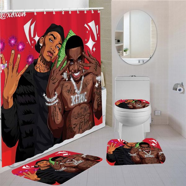 3d print cartoon violent rock and roll series shower curtain set durable shower curtain set bathroom accessory set
3d print cartoon violent rock and roll series shower curtain set durable shower curtain set bathroom accessory set