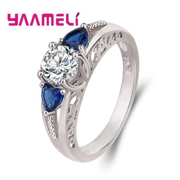 cluster rings sterling 925 silver finger ring for women blue crystal rhinestone heart shaped valentines birthday gift anillos, Golden;silver
cluster rings sterling 925 silver finger ring for women blue crystal rhinestone heart shaped valentines birthday gift anillos, Golden;silver