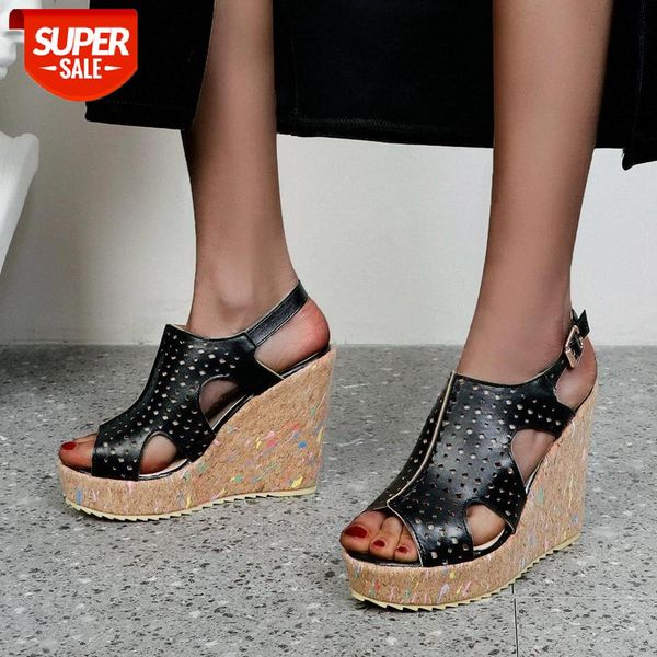 ribetrini the big size 43 female slip on platform buckle open toe shoes women sandals high wedges casual summer sandals #ys2n, Black
ribetrini the big size 43 female slip on platform buckle open toe shoes women sandals high wedges casual summer sandals #ys2n, Black