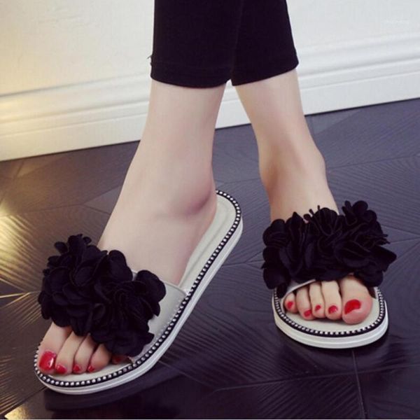 2019 new arrive women shoes flower summer sandals flip flops slippers shoes slippers beach flat female1, Black
2019 new arrive women shoes flower summer sandals flip flops slippers shoes slippers beach flat female1, Black