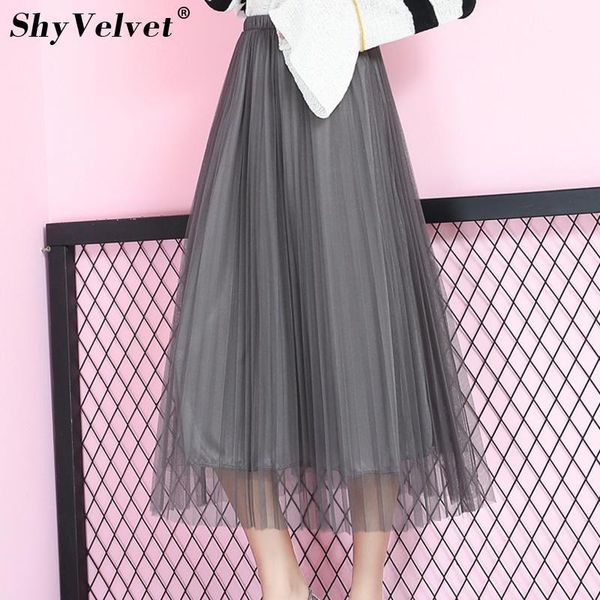 summer chic long pleated tulle skirt straight solid mesh elastic waist skirts female jupe longue gray black apricot1
summer chic long pleated tulle skirt straight solid mesh elastic waist skirts female jupe longue gray black apricot1