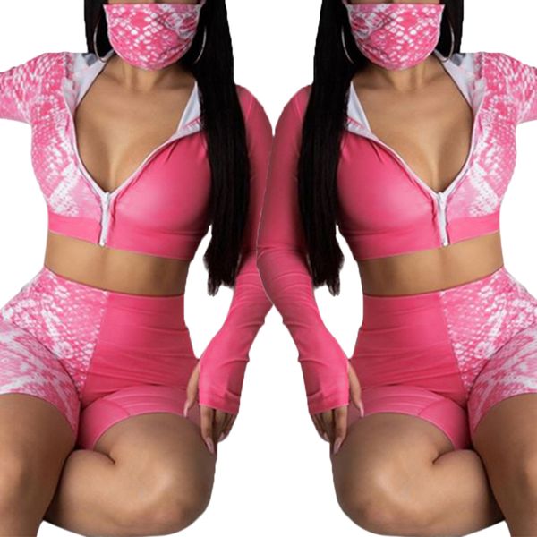 women clothing summer sets 2020 yoga set fitness clothing zipper push up snake print for women long sleeve shorts set d30, White;red
women clothing summer sets 2020 yoga set fitness clothing zipper push up snake print for women long sleeve shorts set d30, White;red
