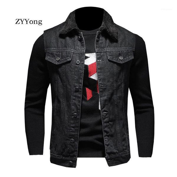 winter plus velvet thicken lambswool european style retro black slim denim vest coat men waistcoat jean jacket gilet homme1, Black;white
winter plus velvet thicken lambswool european style retro black slim denim vest coat men waistcoat jean jacket gilet homme1, Black;white