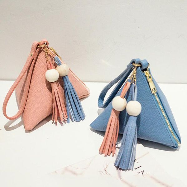 triangle tassel women clutch purse pu leather zipper portable small fashion coin phone pouch casual solid handbag high quality
triangle tassel women clutch purse pu leather zipper portable small fashion coin phone pouch casual solid handbag high quality