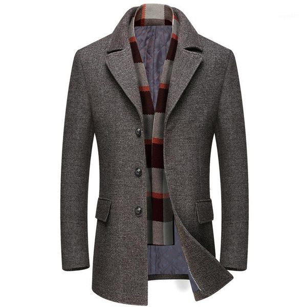woolen coat men's winter coats thick cotton wool jackets male casual fashion slim fit long jacket scarf men outwear extra large1, Black
woolen coat men's winter coats thick cotton wool jackets male casual fashion slim fit long jacket scarf men outwear extra large1, Black