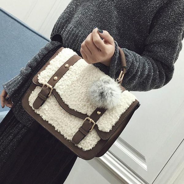 vintage ladies hand bags 2020 new fashion flap buckle women's shoulder bag college style girls hairball crossbody bag 
vintage ladies hand bags 2020 new fashion flap buckle women's shoulder bag college style girls hairball crossbody bag