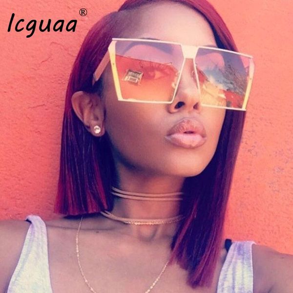 retro women's fashion oversized gradient colors vintage square sun glasses eyewear shade feminino sunglasses uv400, White;black
retro women's fashion oversized gradient colors vintage square sun glasses eyewear shade feminino sunglasses uv400, White;black