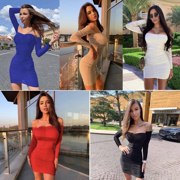 casual dresses donsignet women spring/autumn sheath solid above knee, mini pleated woman dress strapless slim, Black;gray
casual dresses donsignet women spring/autumn sheath solid above knee, mini pleated woman dress strapless slim, Black;gray