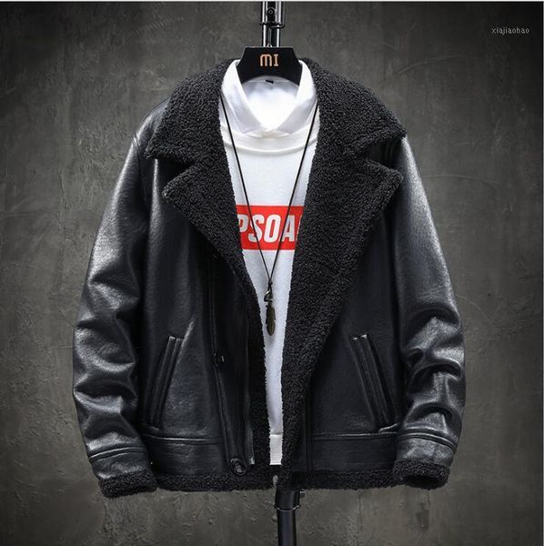 new men's casual fashion embroidery imitation lamb fur fur leather jacket men's simple long jacket1, Black
new men's casual fashion embroidery imitation lamb fur fur leather jacket men's simple long jacket1, Black