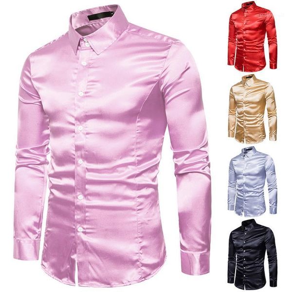 men's casual shirts shirt slim men fashion summer polyester personality men's long-sleeved blouse w4121, White;black
men's casual shirts shirt slim men fashion summer polyester personality men's long-sleeved blouse w4121, White;black