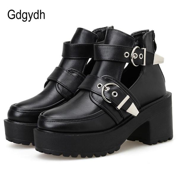 gdgydh autumn boots for women 2020 new arrival spring platform shoes mid heels buckle punk black leather thick bottom
gdgydh autumn boots for women 2020 new arrival spring platform shoes mid heels buckle punk black leather thick bottom