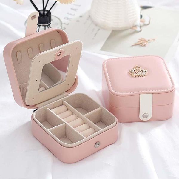 jewelry box portable faux leather earrings rings jewelry display case zipper storage box with mirror travel case, Pink;blue
jewelry box portable faux leather earrings rings jewelry display case zipper storage box with mirror travel case, Pink;blue