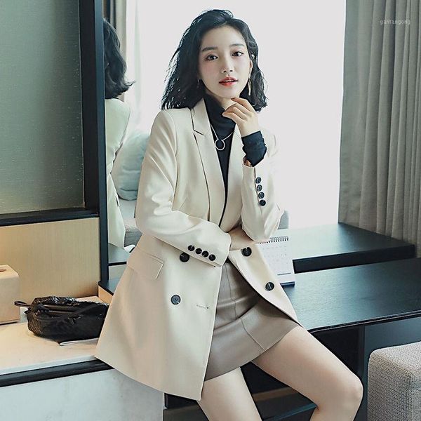 woman suit jacket fashion slim 2020 spring new women's fashion wild loose drape suit jacket blazer women1, White;black
woman suit jacket fashion slim 2020 spring new women's fashion wild loose drape suit jacket blazer women1, White;black