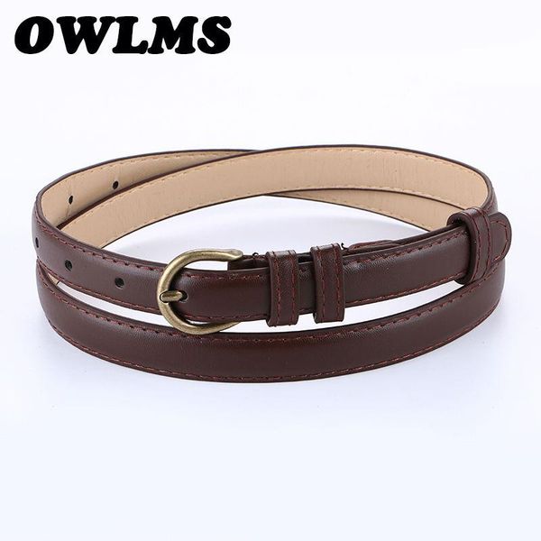 vintage pin buckle belt girls decorate fashion design thin leather belts strap for jeans casual ceinture femme, Black;brown
vintage pin buckle belt girls decorate fashion design thin leather belts strap for jeans casual ceinture femme, Black;brown