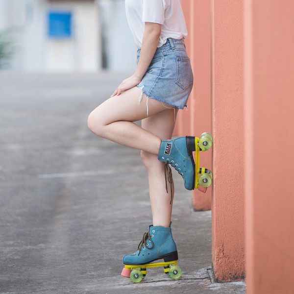 inline & roller skates rubber double line women men blades two skate shoes patines with pu 4 wheels patins
inline & roller skates rubber double line women men blades two skate shoes patines with pu 4 wheels patins
