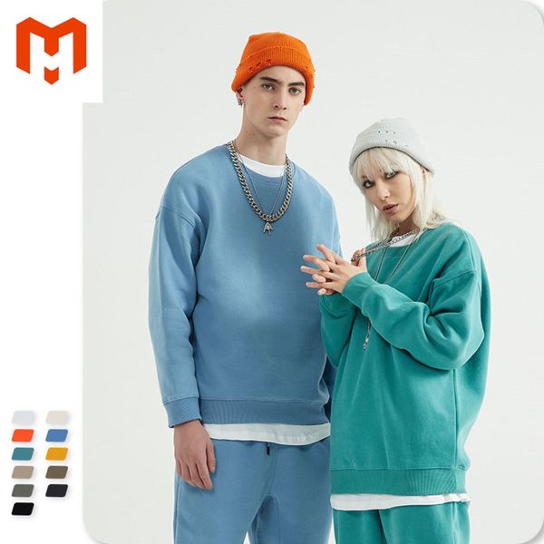 european and american 350g plush solid color loose hoodie crew neck men's customized sweater, Black
european and american 350g plush solid color loose hoodie crew neck men's customized sweater, Black