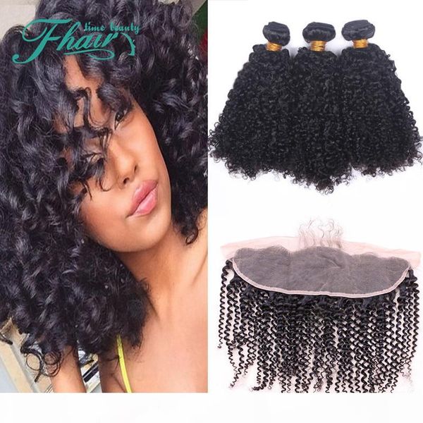 kinky curly hair bundles with lace frontal 13x4 7a brazilian afro kinky curly ear to ear lace frontal with hair bundles 4pcs lot, Black 
kinky curly hair bundles with lace frontal 13x4 7a brazilian afro kinky curly ear to ear lace frontal with hair bundles 4pcs lot, Black