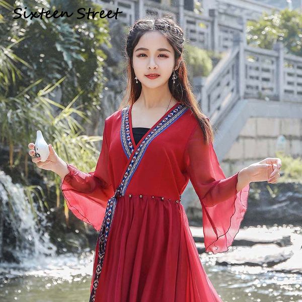 2021 red chiffon from the vintage long female dress embroidered with neckline on robe dressed as a party at elegant summer night 98ye, Black;gray
2021 red chiffon from the vintage long female dress embroidered with neckline on robe dressed as a party at elegant summer night 98ye, Black;gray