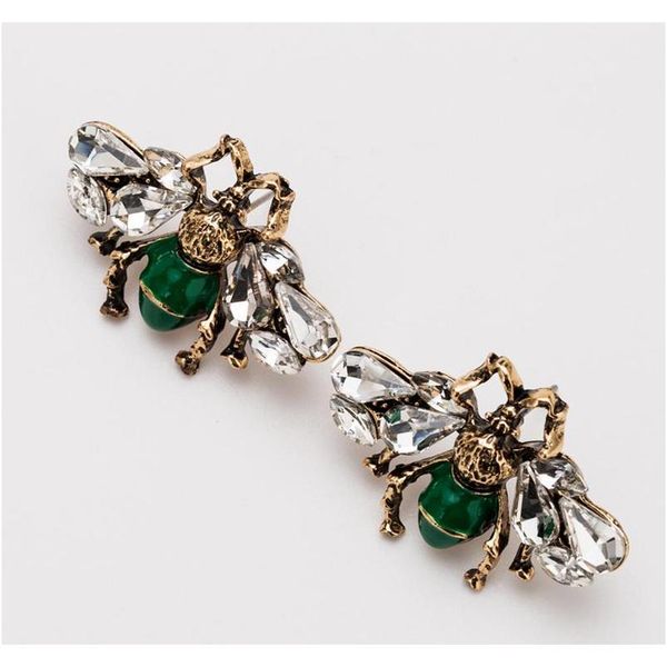 retro rhinestone bee earring for women insect bee stud earring fashion jewelry access sqcrre new_dhbest, Golden;silver
retro rhinestone bee earring for women insect bee stud earring fashion jewelry access sqcrre new_dhbest, Golden;silver