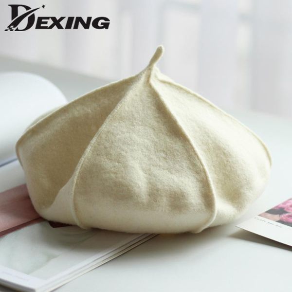 berets 100% pure wool winter hat for women french artist beret sweet cute painter girls female warm walking cap wedding, Blue;gray
berets 100% pure wool winter hat for women french artist beret sweet cute painter girls female warm walking cap wedding, Blue;gray