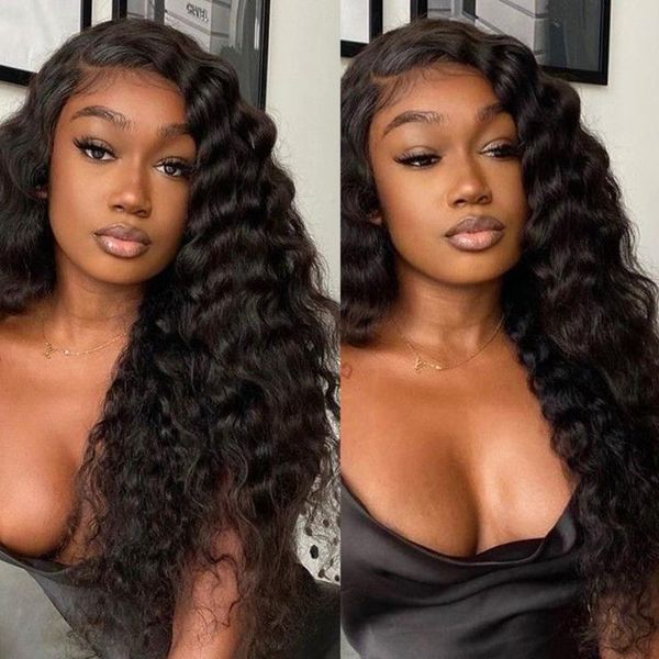 lace wigs 360 loose deep wave 30 inch 250% density brazilian human hair front pre pluked with baby for black women, Black;brown
lace wigs 360 loose deep wave 30 inch 250% density brazilian human hair front pre pluked with baby for black women, Black;brown