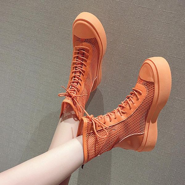 breathable mesh flat sandals women fashion lace up platform boots woman outdoor casual pu leather gladiator sandals boots, Black
breathable mesh flat sandals women fashion lace up platform boots woman outdoor casual pu leather gladiator sandals boots, Black