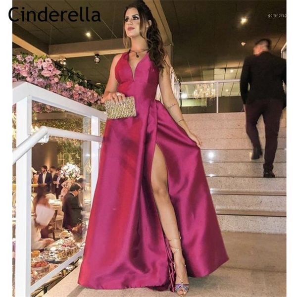 evening dresses with open back fuchsia color v-neck backless a-line sleeveless floor length side slit simple evening gowns1, White;black
evening dresses with open back fuchsia color v-neck backless a-line sleeveless floor length side slit simple evening gowns1, White;black