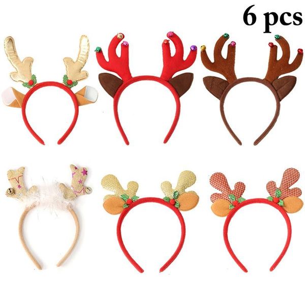 6pcs/set christmas headband antler bell decor creative cute festival headband hair hoop hair accessories party supplies
6pcs/set christmas headband antler bell decor creative cute festival headband hair hoop hair accessories party supplies