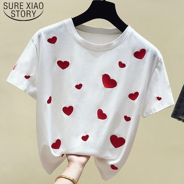 embroidery cotton white t shirt women summer short sleeve black tee shirt femme new fashion female t-shirt 4902 50 t200614
embroidery cotton white t shirt women summer short sleeve black tee shirt femme new fashion female t-shirt 4902 50 t200614