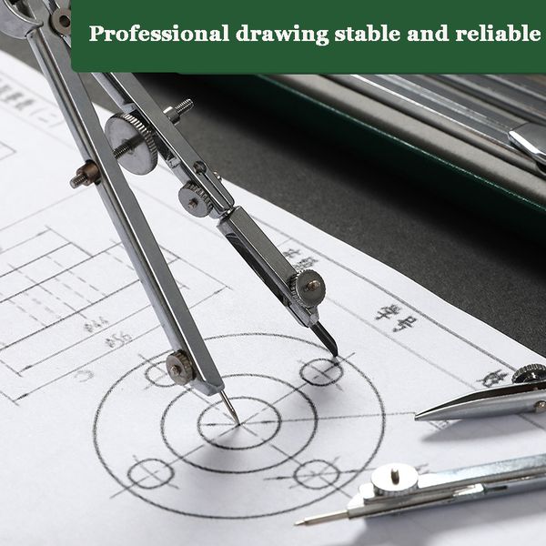 drawing compasses 9 and 23 piece set professional construction machinery stainless steel drawing compass extension arm
drawing compasses 9 and 23 piece set professional construction machinery stainless steel drawing compass extension arm