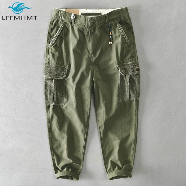 winter fall men japan style cotton solid color multi pockets overalls pant khaki wild casual loose harajuku trendy cargo trouser, Black
winter fall men japan style cotton solid color multi pockets overalls pant khaki wild casual loose harajuku trendy cargo trouser, Black