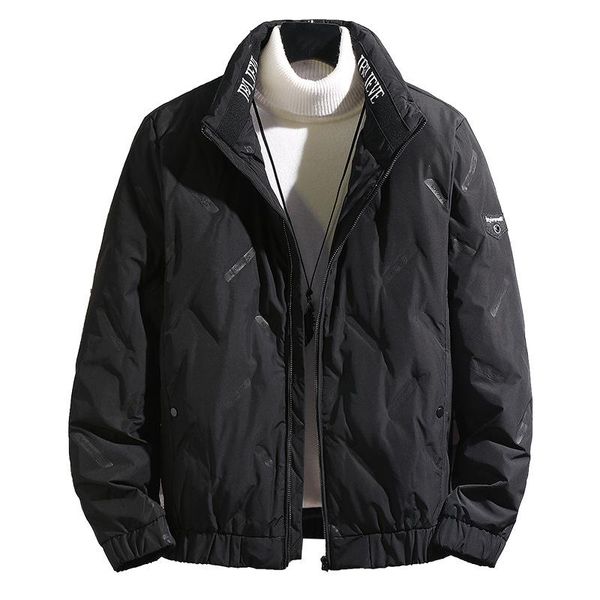 men's down & parkas 2021 trend white duck winter stand-up collar solid color light jacket coat warm thickened casual, Black
men's down & parkas 2021 trend white duck winter stand-up collar solid color light jacket coat warm thickened casual, Black