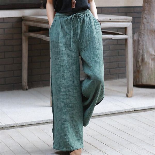 2021 summer women straight pants casual loose cotton linen long trousers solid drawstring pants with pocket plus size 7xl, Black;white
2021 summer women straight pants casual loose cotton linen long trousers solid drawstring pants with pocket plus size 7xl, Black;white