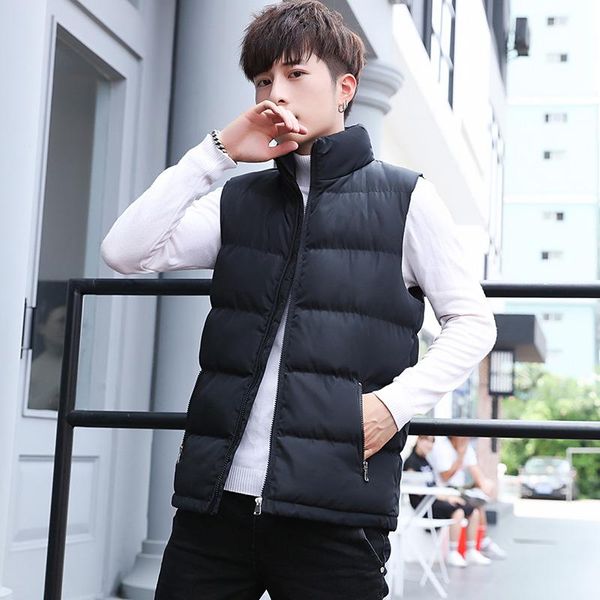 men's sleeveless vest brand winter outerwear clothing male casual slim cotton vest men jacket waistcoat plus size, Black;white
men's sleeveless vest brand winter outerwear clothing male casual slim cotton vest men jacket waistcoat plus size, Black;white