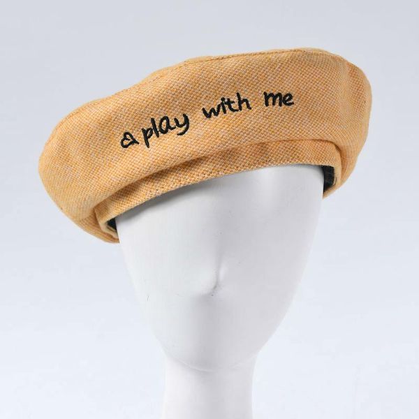 berets embroidered women beret female navy style painter hat streetwear artist caps autumn winter korean cap, Blue;gray
berets embroidered women beret female navy style painter hat streetwear artist caps autumn winter korean cap, Blue;gray