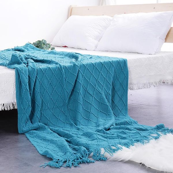 office nap air condition cover blanket bedspread sofa knitted throw thread blanket with tassel for sofas bedding coverlet
office nap air condition cover blanket bedspread sofa knitted throw thread blanket with tassel for sofas bedding coverlet