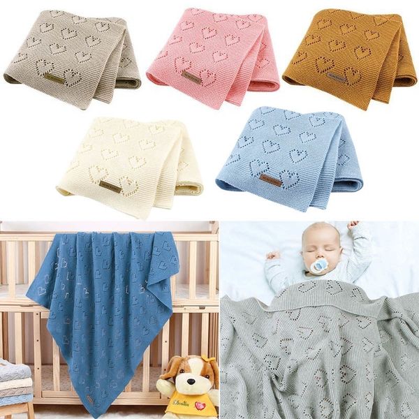 baby blankets knitted newborn soft warm swaddle wrap sleep sacks 100*80cm kids bath towels children outdoor stroller accessories y201009
baby blankets knitted newborn soft warm swaddle wrap sleep sacks 100*80cm kids bath towels children outdoor stroller accessories y201009