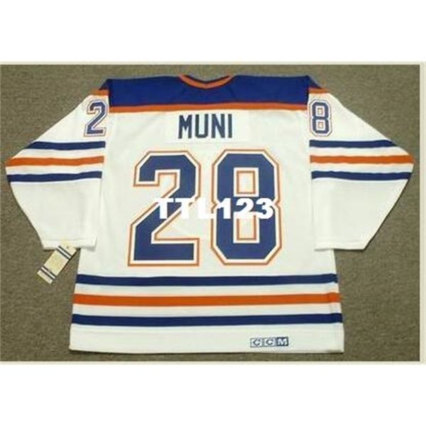 men #28 craig muni edmonton oilers 1990 ccm vintage home hockey jersey or custom any name or number retro jersey, Black
men #28 craig muni edmonton oilers 1990 ccm vintage home hockey jersey or custom any name or number retro jersey, Black
