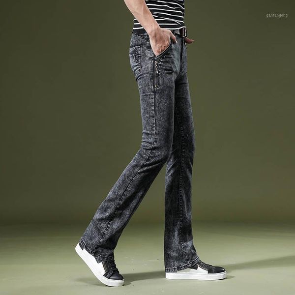 icpans slim men's boot cut flare denim jeans men fake zippers stretch trousers snowflake jeans male bootcut1, Blue
icpans slim men's boot cut flare denim jeans men fake zippers stretch trousers snowflake jeans male bootcut1, Blue