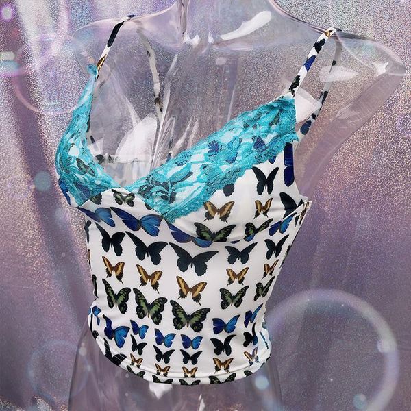 fashion print cropped straped lace v neck backless butterfly printing streetwear e letter girl outfits summer 2021, White
fashion print cropped straped lace v neck backless butterfly printing streetwear e letter girl outfits summer 2021, White