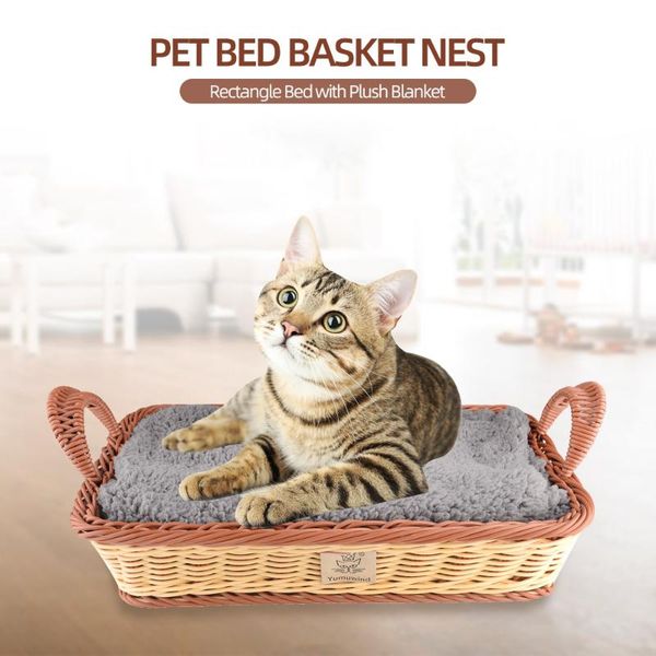 cat beds & furniture pet house cattery portable basket bed nest rectangle pp knitted with plush blanket for cats dogs pets
cat beds & furniture pet house cattery portable basket bed nest rectangle pp knitted with plush blanket for cats dogs pets
