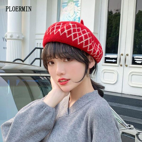 berets fashion wool beret women thicken painters cap ladies knitted painter hat vintage autumn winter french artist, Blue;gray
berets fashion wool beret women thicken painters cap ladies knitted painter hat vintage autumn winter french artist, Blue;gray