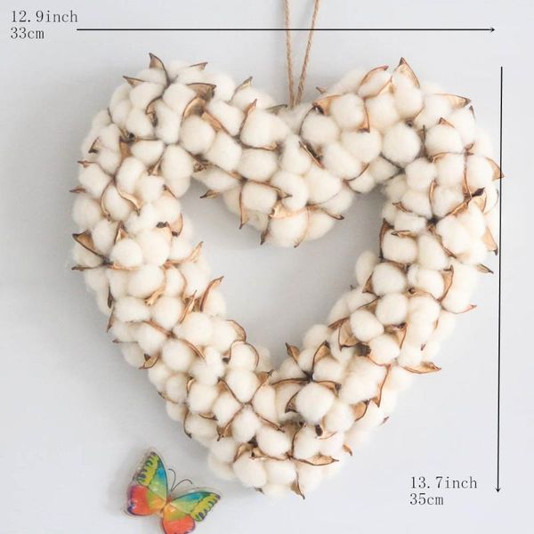 decorative flowers & wreaths artical cotton florwers wreath white wedding decoration handmade craft heart for door winder wall home decor or
decorative flowers & wreaths artical cotton florwers wreath white wedding decoration handmade craft heart for door winder wall home decor or