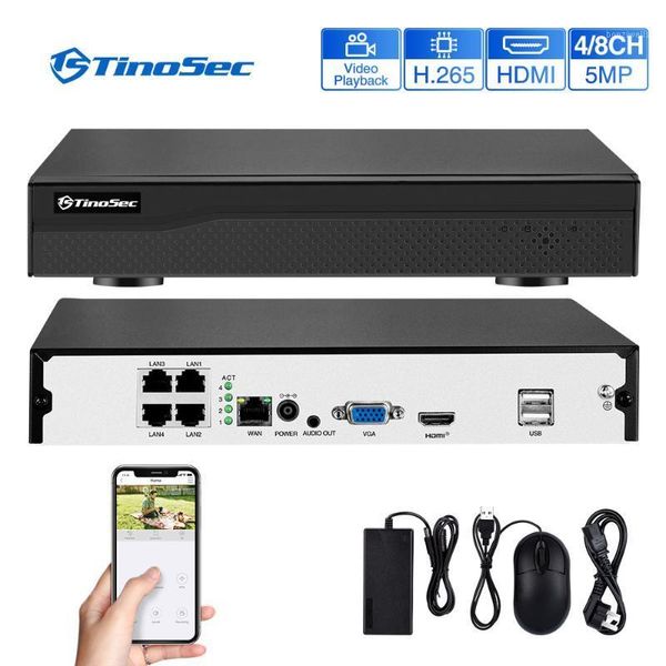 tinosec 4ch 8ch nvr for security camera system kit cctv network video recorder vga ouput onvif for 1080p poe ip camera p2p1, Black;white
tinosec 4ch 8ch nvr for security camera system kit cctv network video recorder vga ouput onvif for 1080p poe ip camera p2p1, Black;white
