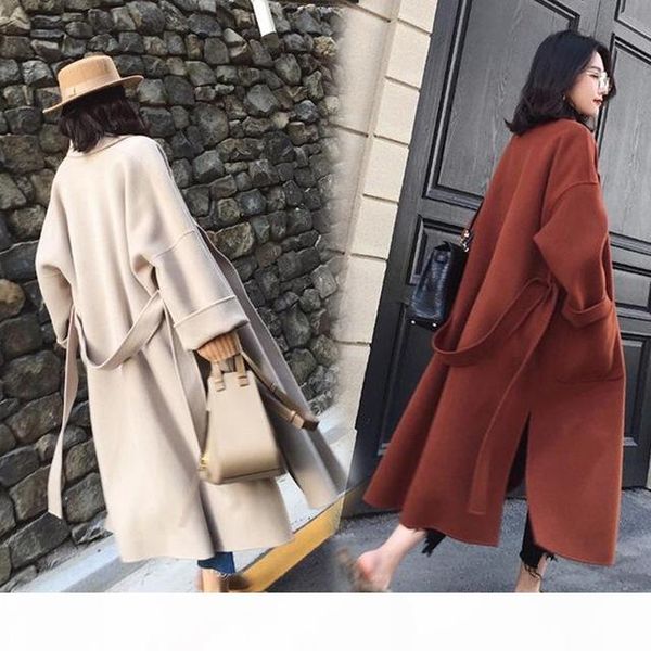 elegant women coat woolen long plus size solid korean style winter wool coat for women overcoat fashion coat, Black
elegant women coat woolen long plus size solid korean style winter wool coat for women overcoat fashion coat, Black
